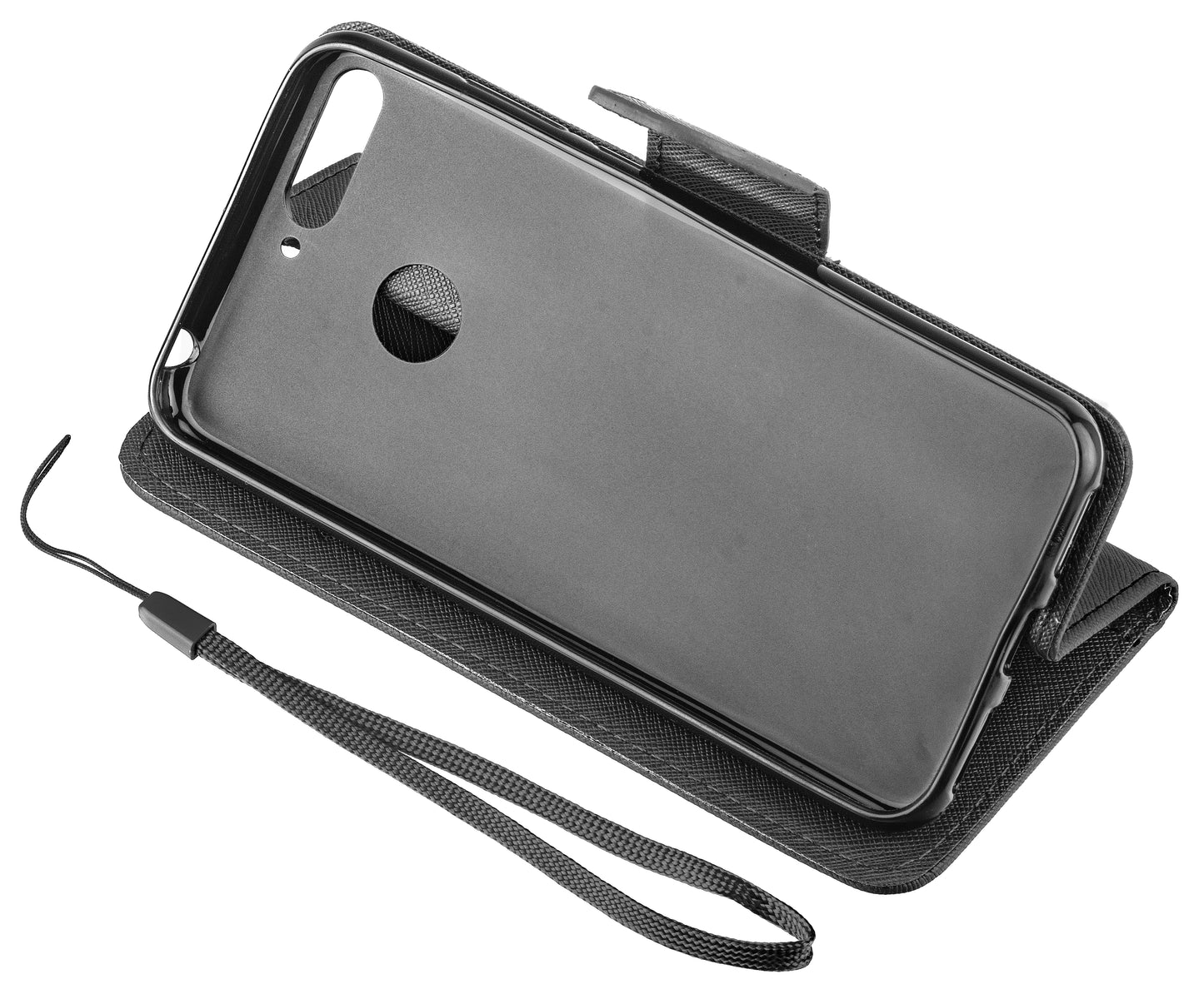 Custodia per Samsung Galaxy A22 5G A226, OEM, Fancy, Nera