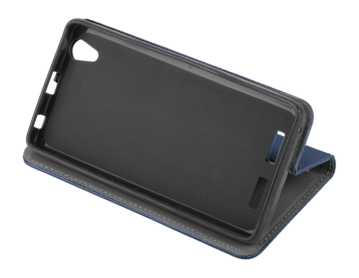 Custodia per Samsung Galaxy A22 5G A226, OEM, Smart Magnet, Blu Navy