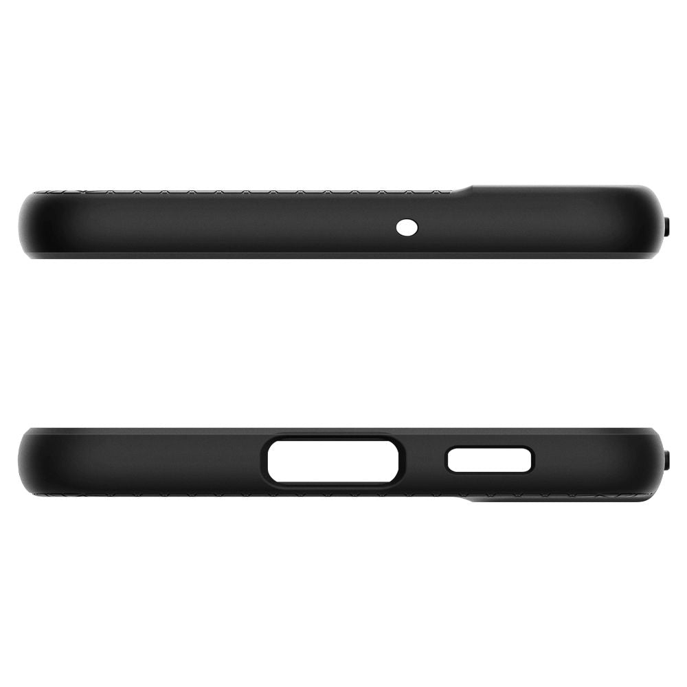 Custodia per Samsung Galaxy S22 5G S901, Spigen, Liquid Air, nero ACS03987