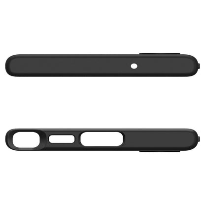 Custodia per Samsung Galaxy S23 Ultra S918, Spigen, Liquid Air, nero ACS05614