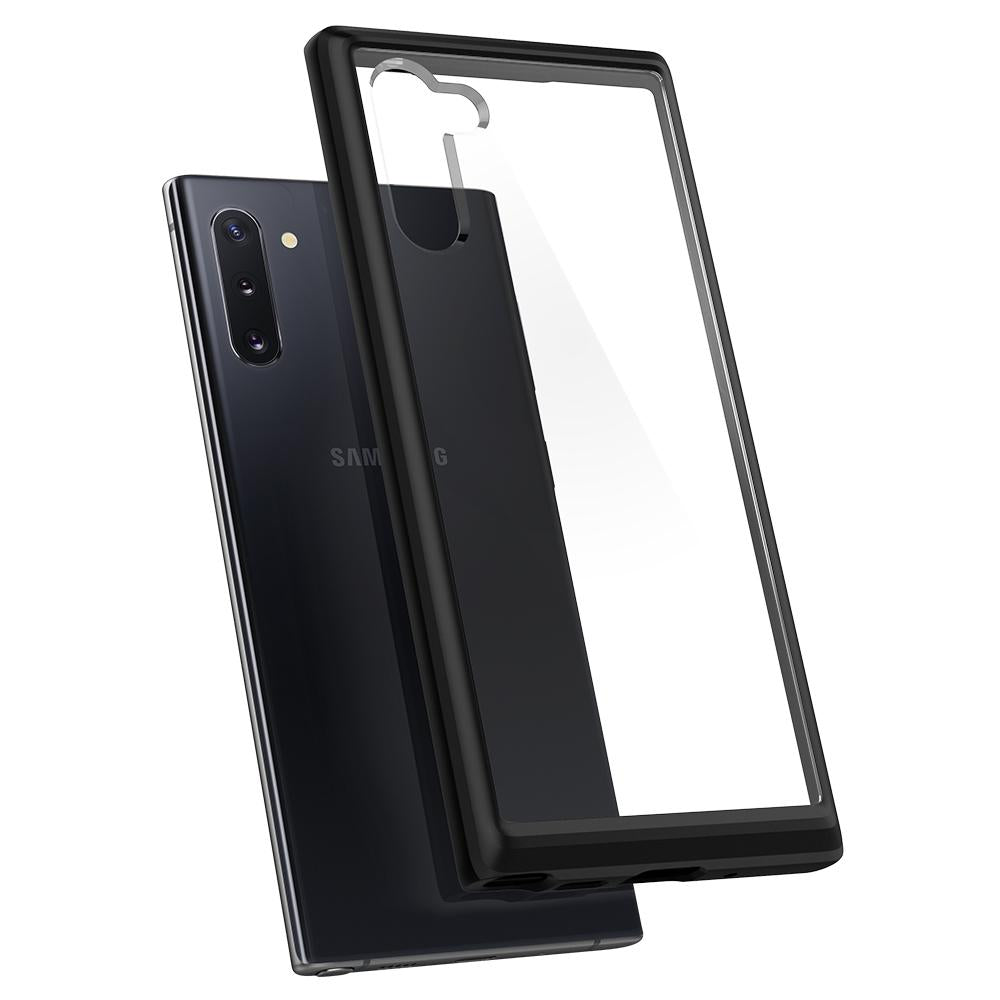 Custodia per Samsung Galaxy Note 10 5G N971 / Note10 N970, Spigen, Ultra Hybrid, Nero 628CS27376