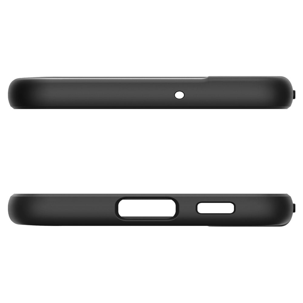 Custodia per Samsung Galaxy S22 5G S901, Spigen, Ultra Hybrid Matte, Nero ACS03989