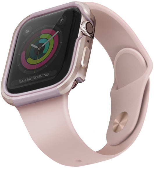 Custodia UNIQ Valencia per Apple Watch serie 44 mm, rosa