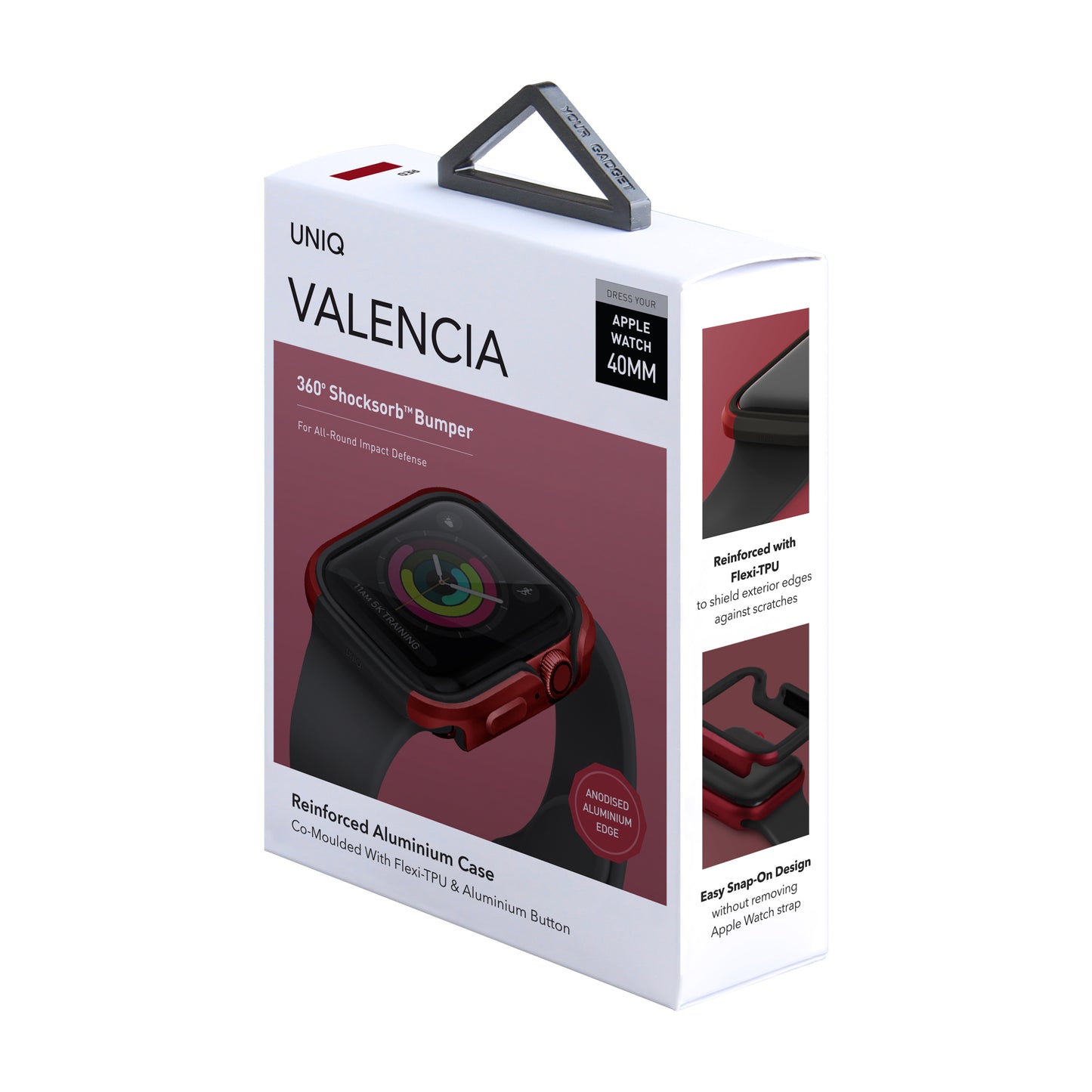 Custodia UNIQ Valencia per Apple Watch serie 40 mm, rosa