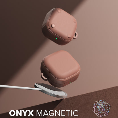 Custodia Ringke Onyx Magnetica per Samsung Galaxy Buds4 / Buds4 Pro, Bronzo