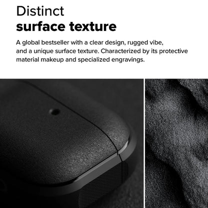 Custodia Ringke Onyx Magnetic per Apple AirPods 4, Grigio