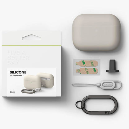 Custodia Ringke per Apple AirPods 3, Crema