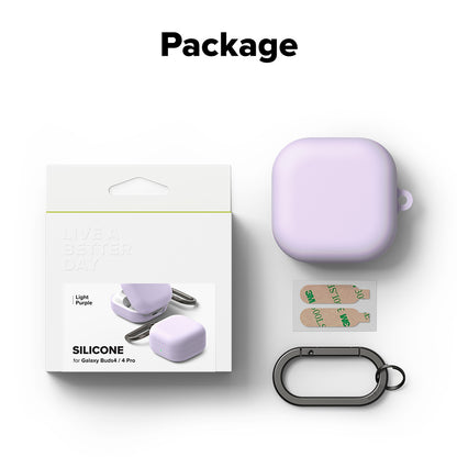 Custodia Ringke per Samsung Galaxy Buds 4 Pro, Lilla Chiaro