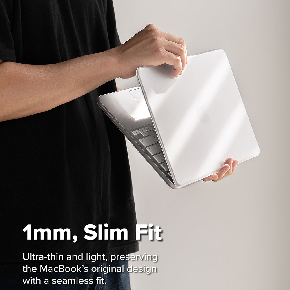 Custodia Ringke Slim per Apple MacBook Neo da 13 pollici, trasparente opaca