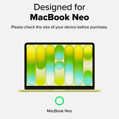 Custodia Ringke Slim per Apple MacBook Neo da 13 pollici, trasparente opaca