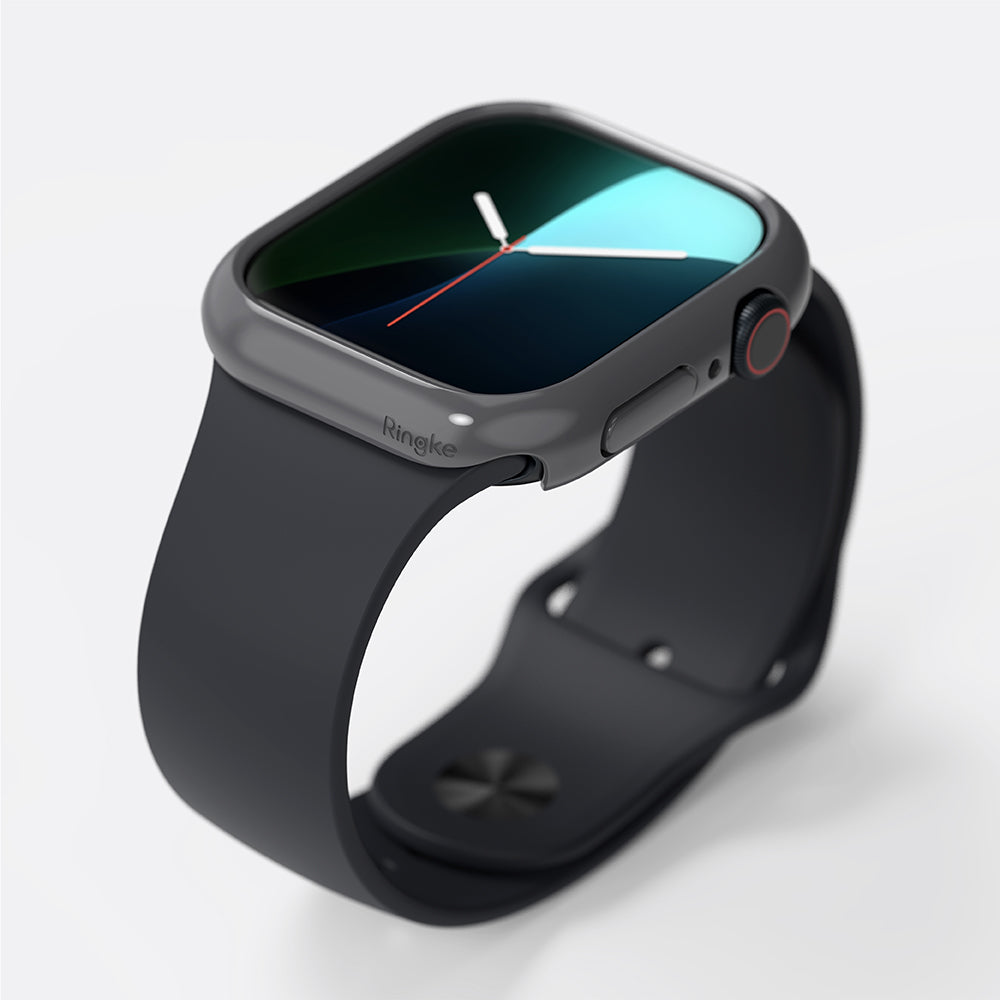 Custodia Ringke Slim per Apple Watch Series 10 / 11 46mm, Set 2 pezzi, Nero Opaco / Trasparente