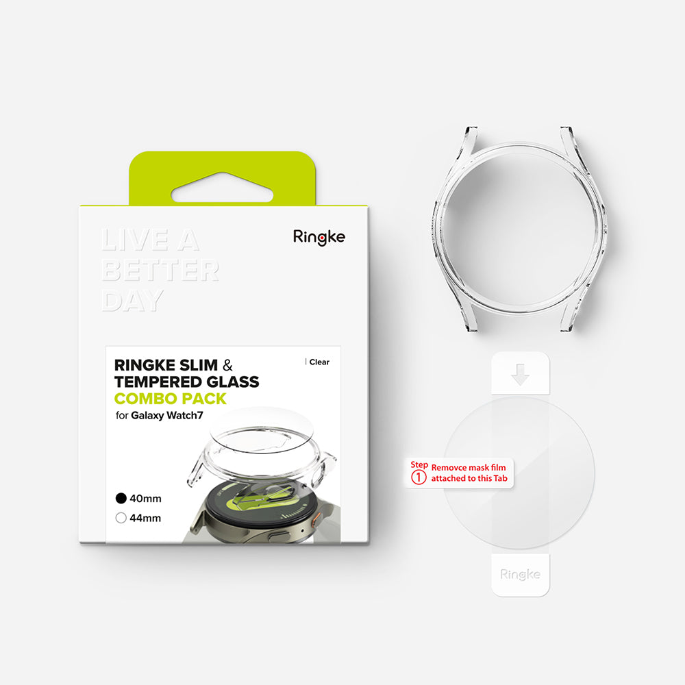 Custodia Ringke Slim per Samsung Galaxy Watch7 40mm, Trasparente