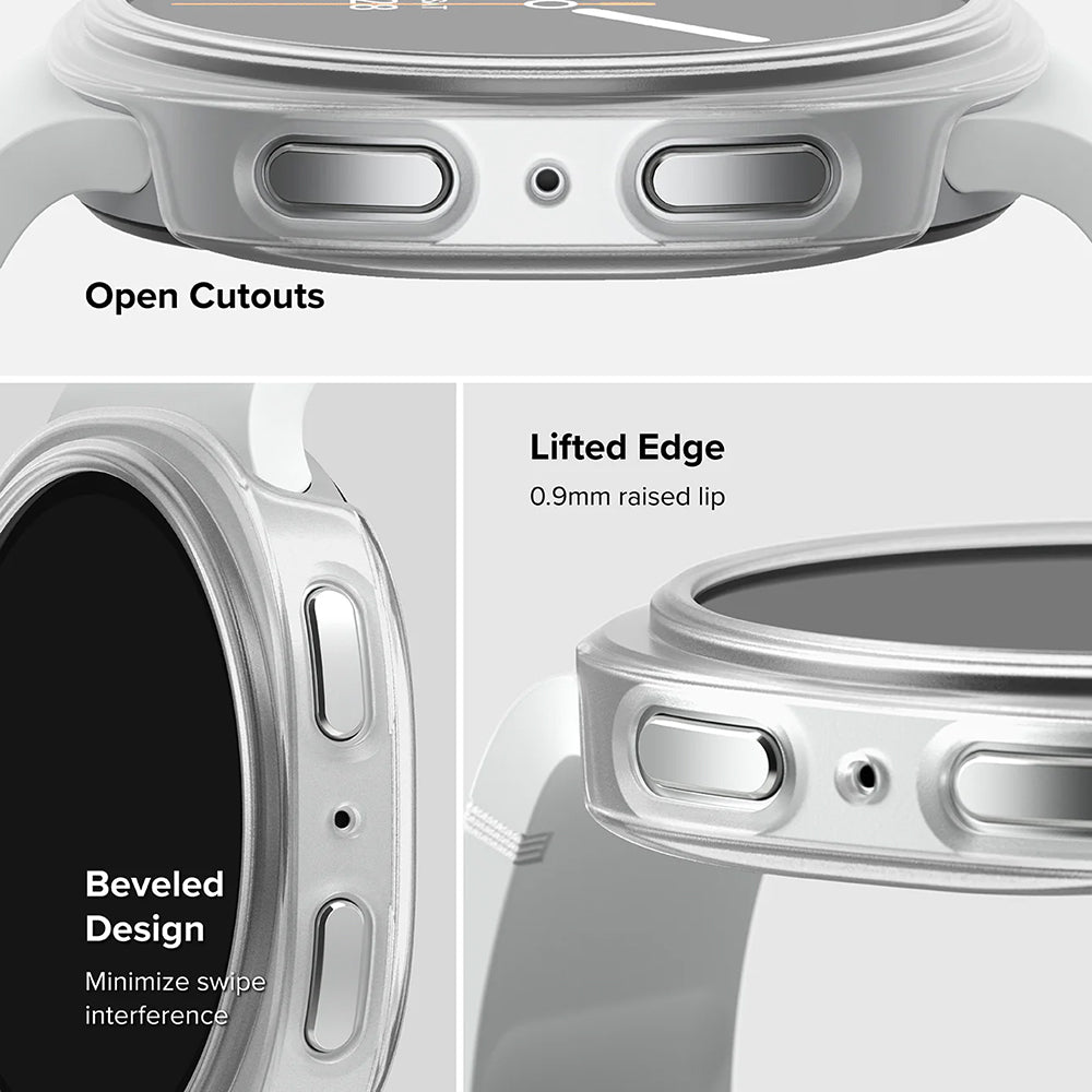 Custodia Ringke Slim per Samsung Galaxy Watch8 44mm, Set da 2 pezzi, Trasparente