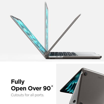 Custodia Spigen Airskin per Apple MacBook Air 13 pollici (2026) / (2025) / (2024) / (2022), Nero Satinato ACS11531