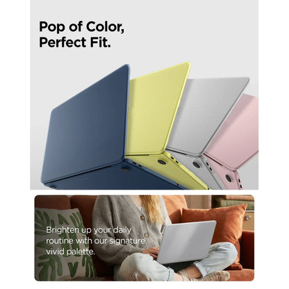Custodia Spigen Airskin per Apple MacBook Neo 13 pollici, Indigo Satinata ACS11814