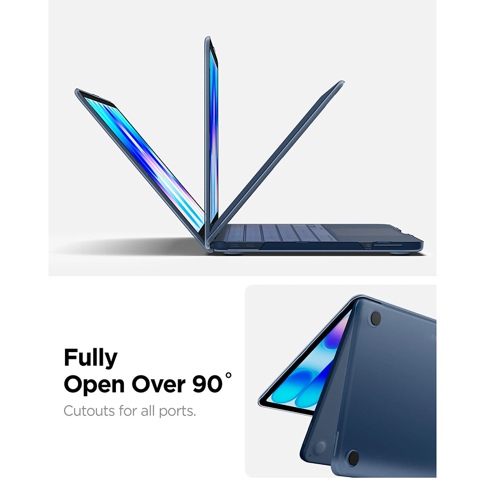 Custodia Spigen Airskin per Apple MacBook Neo 13 pollici, Indigo Satinata ACS11814