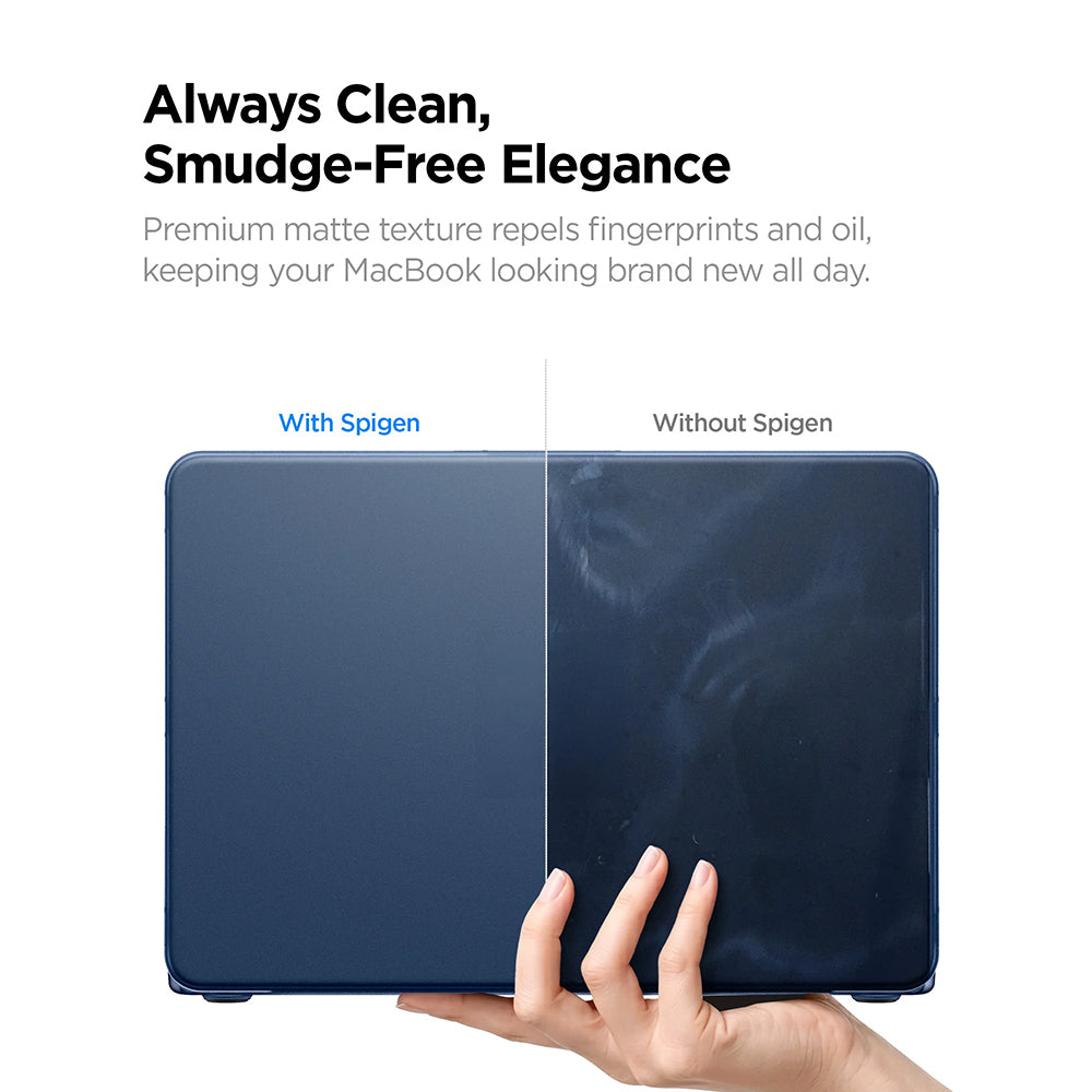 Custodia Spigen Airskin per Apple MacBook Neo 13 pollici, Indigo Satinata ACS11814