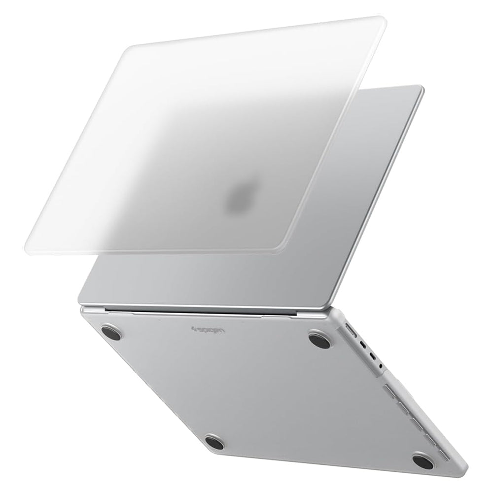 Custodia Spigen Airskin per Apple MacBook Pro 14 pollici (2026) / (2025) / (2023) / (2022) / (2021), Trasparente Satinata ACS11528