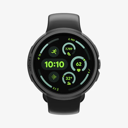Custodia Spigen Liquid Air per Google Pixel Watch 4 45mm, Nero Opaco ACS11222