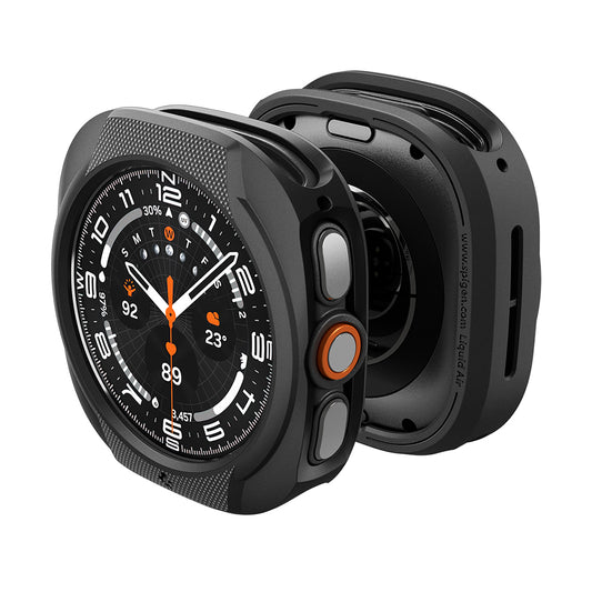 Custodia Spigen Liquid Air per Samsung Galaxy Watch Ultra2, Nero Opaco ACS11610
