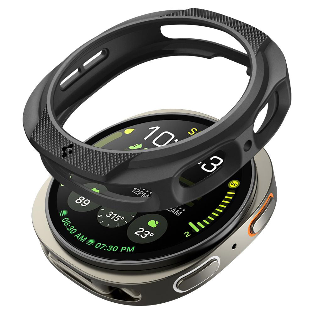 Custodia Spigen Liquid Air per Samsung Galaxy Watch8 44mm, Nera Opaca ACS09839