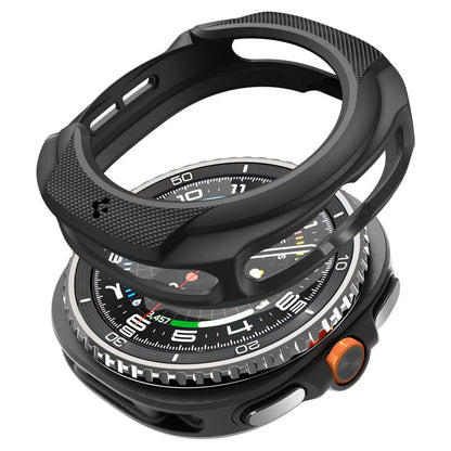 Custodia Spigen Liquid Air per Samsung Galaxy Watch8 Classic, Opaca Nera ACS09841