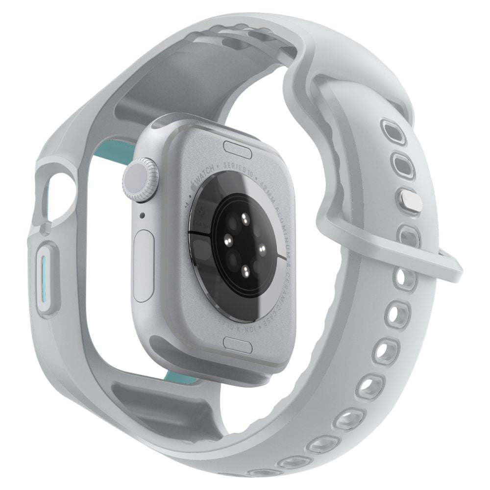 Custodia Spigen Liquid Air Pro per Apple Watch Series 10 / 11 46mm, Grigio ACS09318