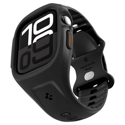 Custodia Spigen Liquid Air Pro per Apple Watch Series 10 / 11 46mm, Nera Opaca ACS09317