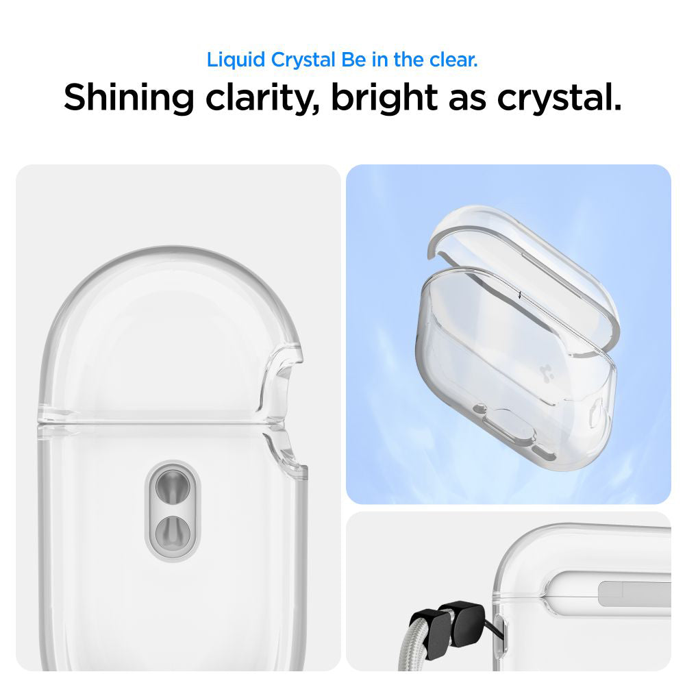 Custodia Spigen Liquid Crystal per Apple AirPods Pro 3, Trasparente ACS10019