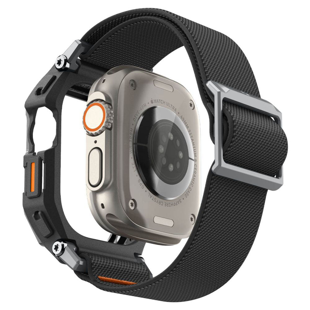 Custodia Spigen Lite Fit Pro con Protezione Schermo per Apple Watch Ultra Series, Nero Opaco ACS11415