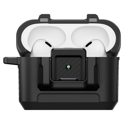 Custodia Spigen Lock Fit per Apple AirPods Pro 3, Nera Opaca