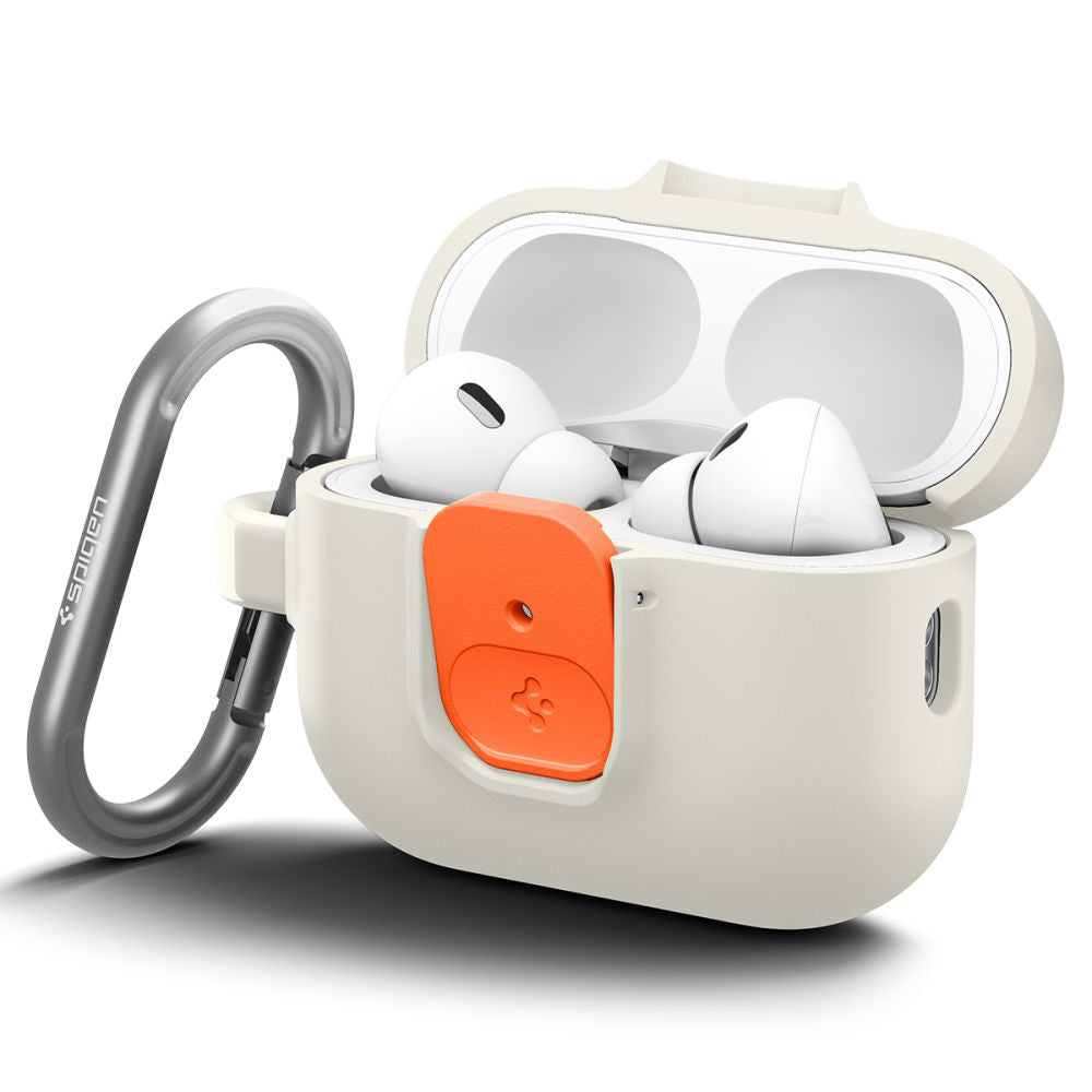 Custodia Spigen Nano Pop per Apple AirPods Pro 3, Beige Arancione