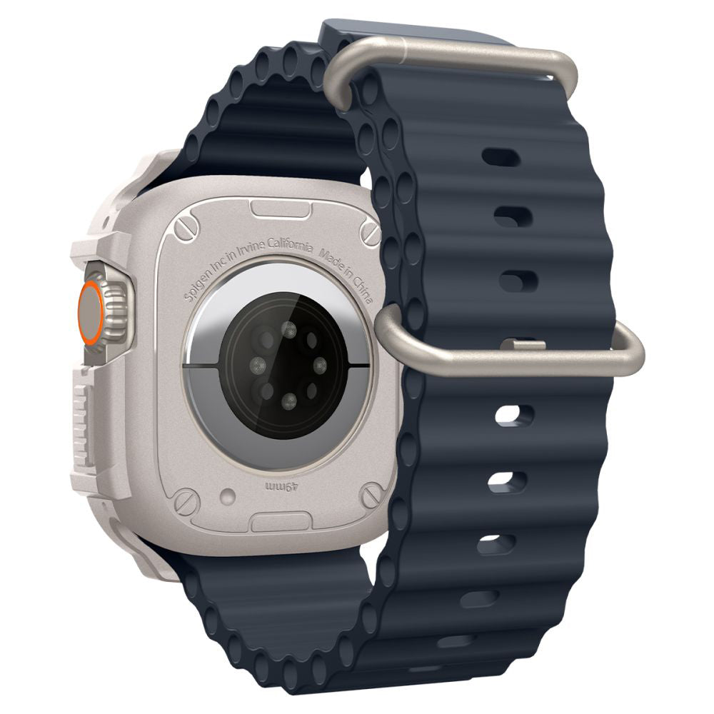 Spigen Rugged Armor Case for Apple Watch Ultra Series, Beige ACS07381
