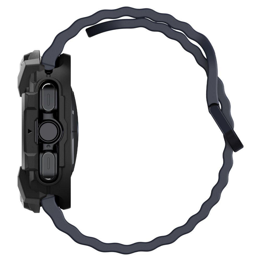 Custodia Spigen Rugged Armor per Samsung Galaxy Watch Ultra, Nera