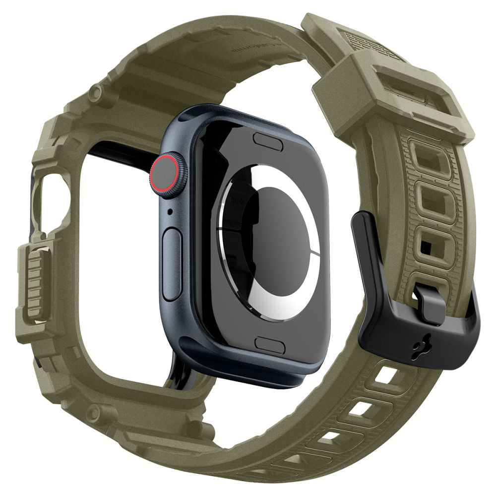 Custodia Spigen Rugged Armor Pro per Apple Watch Series 10 46mm, Kaki ACS08608