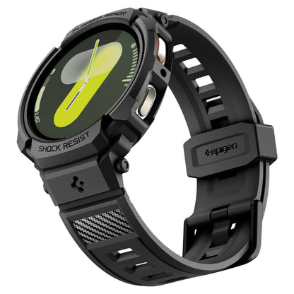 Custodia Spigen Rugged Armor Pro per Samsung Galaxy Watch8 40mm, Nera Opaca ACS10005