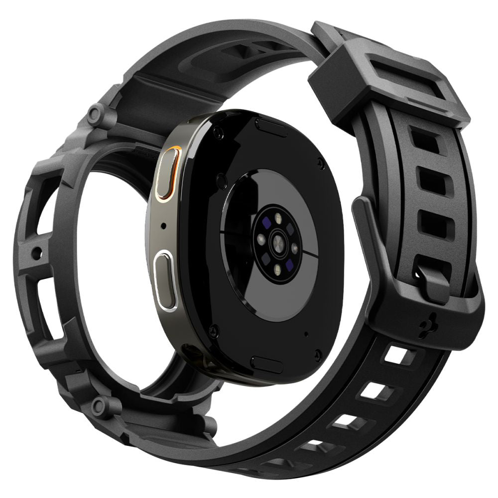 Custodia Spigen Rugged Armor Pro per Samsung Galaxy Watch8 44mm, Nera ACS10007