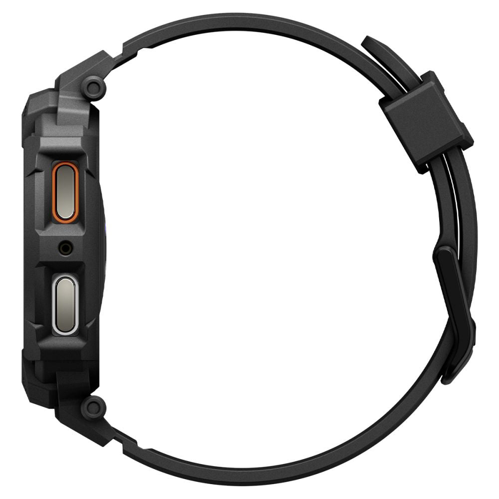 Custodia Spigen Rugged Armor Pro per Samsung Galaxy Watch8 44mm, Nera ACS10007
