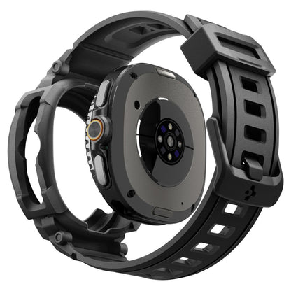 Custodia Spigen Rugged Armor Pro per Samsung Galaxy Watch8 Classic, Nera Opaca ACS10013