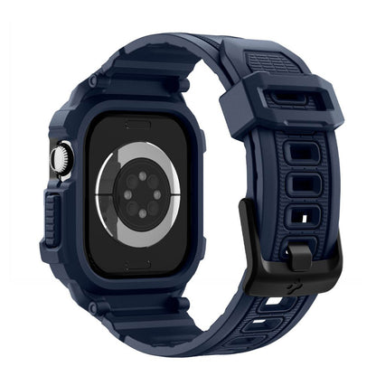 Custodia Spigen Rugged Armor Pro V2 per Apple Watch Series 10 / 11 42mm, Blu Navy ACS10495