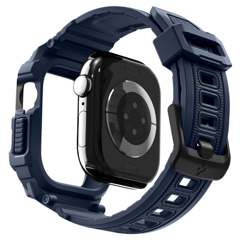 Custodia Spigen Rugged Armor Pro V2 per Apple Watch Series 10 / 11 42mm, Blu Navy ACS10495
