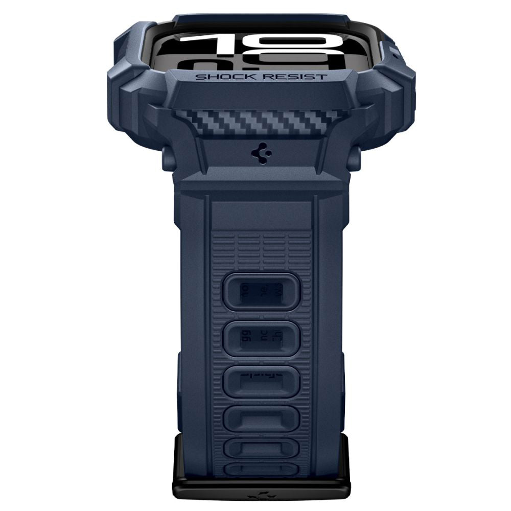 Custodia Spigen Rugged Armor Pro V2 per Apple Watch Series 10 / 11 42mm, Blu Navy ACS10495