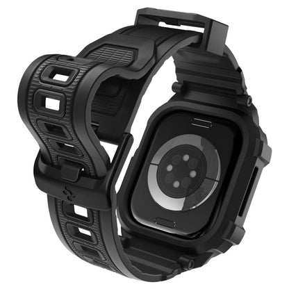 Custodia Spigen Rugged Armor Pro V2 per Apple Watch Series 10 / 11 42mm, Nera Opaca ACS10494
