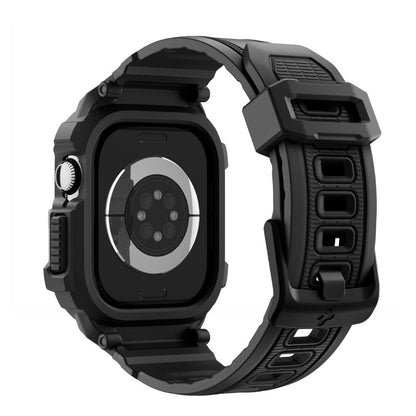 Custodia Spigen Rugged Armor Pro V2 per Apple Watch Series 10 / 11 42mm, Nera Opaca ACS10494