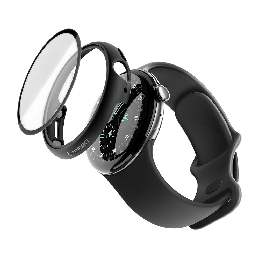 Custodia Spigen Thin Fit 360 per Google Pixel Watch 45mm Series, Nera ACS11746