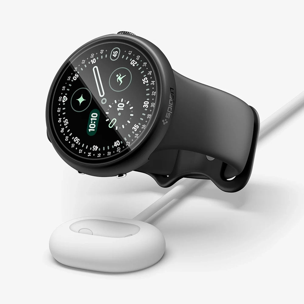Custodia Spigen Thin Fit 360 per Google Pixel Watch 45mm Series, Nera ACS11746