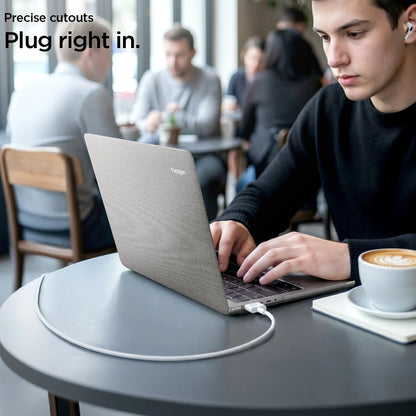 Custodia Spigen Urban Fit per Apple MacBook Neo 13 pollici, Grigio ACS11542