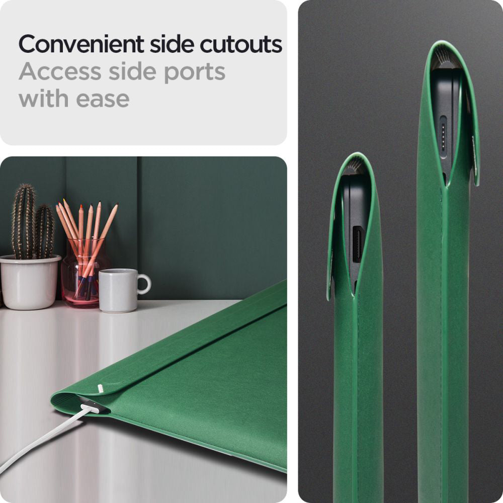 Custodia Spigen Valentinus per Laptop 15inch - 16inch, Verde