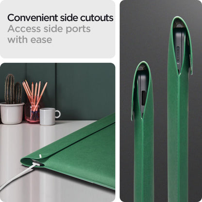 Custodia Spigen Valentinus per Laptop 15inch - 16inch, Verde