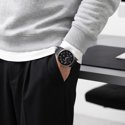 Custodia Tech-Protect Defense per Samsung Galaxy Watch 9 / Watch8 44mm, Set 2 pezzi, Nera / Trasparente